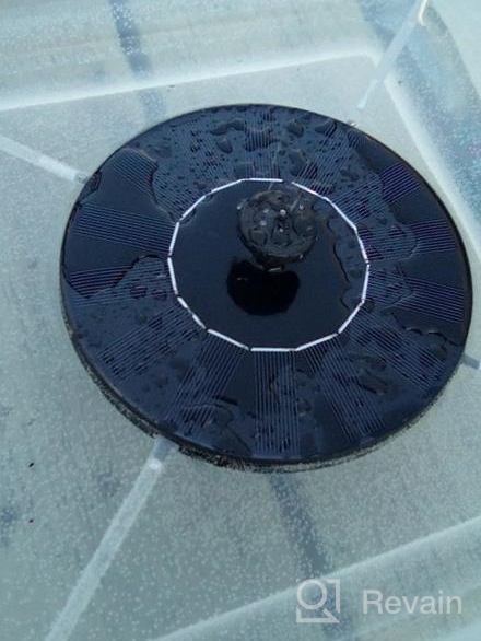 img 1 attached to Free Standing Solar Powered Water Fountain Pump With 7 Nozzles For Garden, Pond, Pool, And Backyard, Portable Floating Solar Fountain Bird Bath Pump review by Tom Plowman