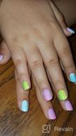 img 1 attached to Vibrant Gradient False Nails For Kids - 24 Pre-Glued Rainbow Tips For Ages 6+ review by Steven Jackson