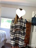 img 1 attached to Stay Cosy And Stylish With Goodthreads Women'S Relaxed-Fit Flannel Shirt Dress review by Joshua Reid