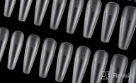 img 1 attached to Saviland Soft Gel Nail Tip Almond - Complete Kit For A Perfect Salon-Quality Look review by Terry Kohl