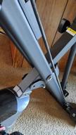 img 1 attached to ADVENOR Folding Magnetic Exercise Bike With Arm Resistance Bands And Backrest For Comfortable Home Fitness review by Bishop Terry