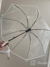 img 8 attached to Keep Your Kids Covered With MRTLLOA Clear Bubble Umbrella: Safe, Easy To Grip And Stylish