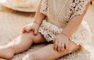 img 1 attached to Boho Baby Girl Romper With Lace Details, Perfect For Newborn Photography And Special Occasions review by Maria Cochran