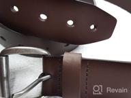 img 1 attached to Millimeters Men's Genuine Leather Accessories and Belts by AZ Alexander review by Scott Bradford