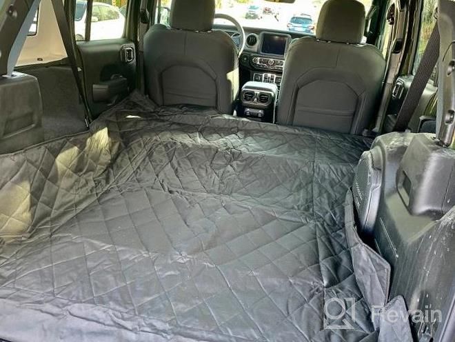 img 1 attached to USA-Made Extra Large Black SUV Cargo Liner For Dogs By 4Knines - Perfect For Protecting Your Vehicle! review by Walt Smirnoff