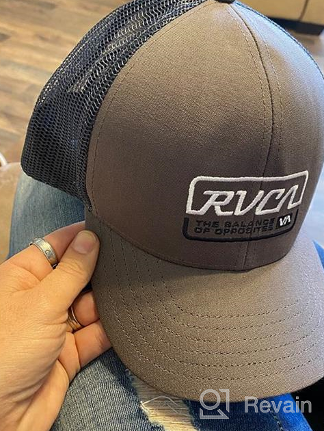 img 1 attached to RVCA Boys Trucker Hat in Black and White - Stylish Accessories for Boys review by Vijin Wisniewski