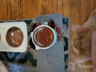 img 1 attached to Stainless Steel Elevated Cat Bowl – Tilted Cat And Small Dog Food Bowls To Improve Digestion And Reduce Neck Strain – Easy-To-Clean Cat Feeder With Sturdy, Nonslip Base By AmazinglyCat review by Tim Lea
