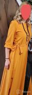 img 1 attached to Women'S Elegant Audrey Hepburn Style Round Neck 3/4 Sleeve Swing Maxi Dress With Long Belt & Pockets review by Francis Vasquez