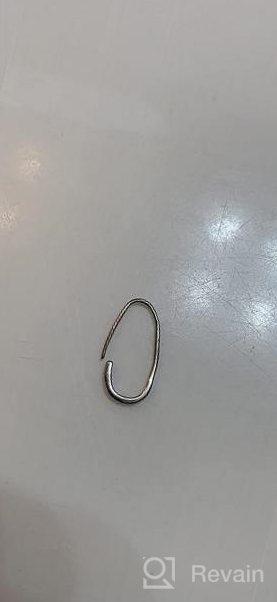 img 1 attached to Minimalist Small Hoop Earrings for Women Girls | Tiny Cute Safety Pin Cartilage Sterling Silver | Simple Chic Hypoallergenic Ear Piercing Fashion Jewelry review by Cindy Foster