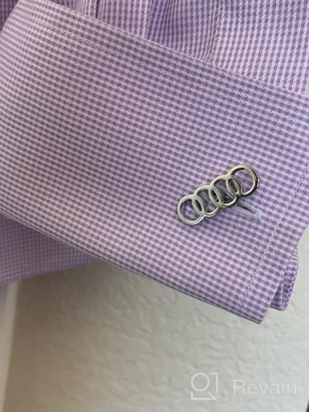 img 1 attached to Elevate Your Style with Promotioneer Symbol Fashion Shirt Cufflinks review by Jeffrey Kue