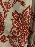 img 1 attached to Transform Your Space With DriftAway Freda Jacobean Floral Blackout Curtains review by Kaveen Restoration