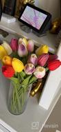 img 1 attached to Colorful 28-Piece Artificial Tulips Set For Stunning Floral Arrangements And Spring Décor review by George Evans