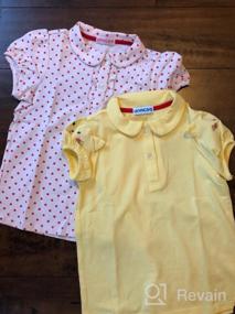 img 7 attached to Soft And Stylish UNACOO Toddler Polo Shirt With Picot Collar For Baby Girls And Boys (Ages 2-8)