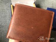 img 1 attached to Blocking Bifold Genuine Cowhide Leather Men's Accessories for Wallets, Card Cases & Money Organizers review by Derek Pape