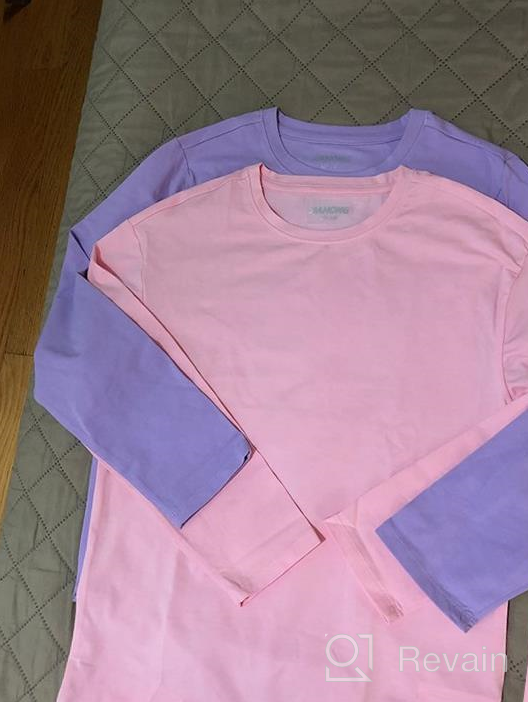 img 1 attached to 👕 JIAHONG Unisex Elastane Crewneck T Shirt: Stylish Girls' Clothing in Tops, Tees & Blouses! review by Lauren Smith