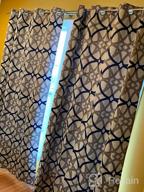 картинка 1 прикреплена к отзыву Red And Gray Alexander Thermal Blackout Grommet Unlined Window Curtain Set Of 2 Panels, 52X96 Inch With Spiral Geo Trellis Pattern - DriftAway от Jared Surabhi