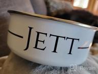 img 1 attached to Personalized Dog Bowls (Small - 20Oz) For Food Or Water - Design With Your Pet'S Name - Custom Stainless Steel Enamel Dog Bowl With Lid review by Jacqueline Jenkins