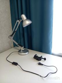 img 5 attached to Настольная лампа для офиса IN HOME CHO-15, Е27, 60 W, цвет арматуры: белый, абажур/цвет абажура: белый.