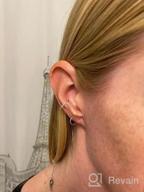 img 1 attached to Upgrade Your Piercing Game With GAGABODY Surgical Steel Clicker Hoops In Various Sizes And Stones For Multiple Piercings review by Megan White