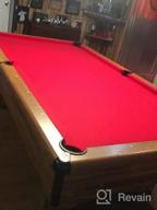 img 1 attached to 7/8/9 Foot Pool Table Billiard Cloth Felt - Wool Snooker Cloth With Multiple Colour Options By HaxTON review by Joshua Gallegos