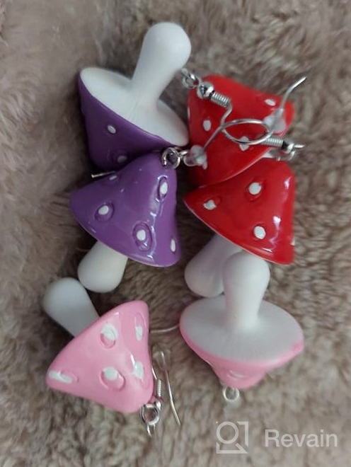 img 1 attached to 🌸 Teen Girls' Ultimate Collection: 16 Pairs of Cute & Quirky Dangle Earrings - Embrace the Kawaii Aesthetic with Boba Tea Drops! review by Jimmy Breaux