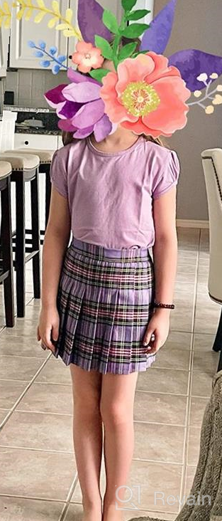 img 1 attached to 👗 Cromoncent Pleated School Uniform Skirts - Girls' Clothing for Skirts & Skorts with Enhanced SEO review by Jill Foster