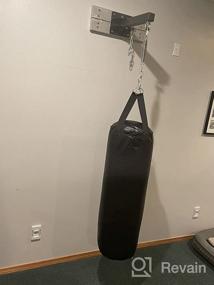 img 7 attached to SELEWARE Heavy Duty Heavy Bag Настенная вешалка Кронштейн для боксерской груши для тренировок по боксу, тайскому боксу и ММА - превосходная прочность для оптимальной производительности