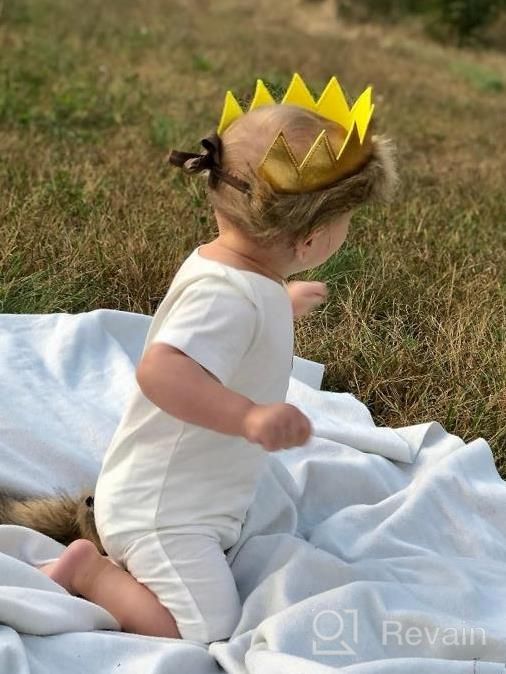 img 1 attached to Adorable And Playful Baby Romper With Wild Thing Tail And Crown Design For Boys And Girls review by Justin Ritter