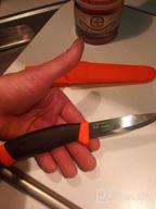 картинка 1 прикреплена к отзыву Моракнів зовнішній нож з фіксованим клинком - 4,1-дюймовий клинок з нержавіючої сталі Сандвік, військово-зелений от Shawn Mortensen