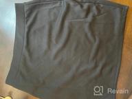 img 1 attached to Women'S Bodycon Pencil Mini Skirt With Asymmetrical Slit And Split Hem By Verdusa - Casual And Chic review by Carl Henderson