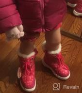 img 1 attached to Apakowa Kids Girls Boys Insulated Fur Winter Warm Snow Boots (Toddler/Little Kid) review by Noah Warneking