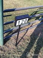 img 1 attached to Waterproof Solar-Powered Address Sign With LED Illuminated House Numbers, 3 Lighting Modes, Wall Mounted And In-Ground Options For Outdoor Home Yard, Perfect For Search Engine Optimization review by Junior Andreano