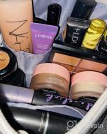 img 1 attached to Travel In Style With A Spacious Black Makeup Bag Organizer For Women And Girls review by Cedrick Ayudara