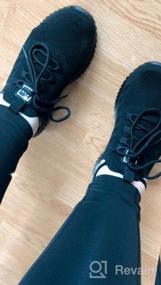img 8 attached to Легкая женская спортивная прогулочная обувь из пены с эффектом памяти - кроссовки без шнурков для бега для тенниса, тренажерного зала и бега трусцой