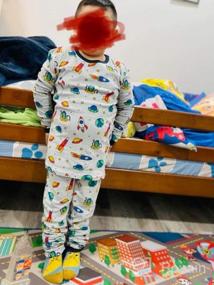 img 5 attached to 👕 Boys' Pajama Christmas Sleepwear Set – Pieces of Clothing
