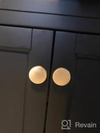 img 1 attached to Upgrade Your Cabinets With Goldenwarm Brushed Gold Knobs - 25 Pack Champagne Gold Modern Hardware For Dressers, Closets, And More - LS5310GD review by Eddie Pollard