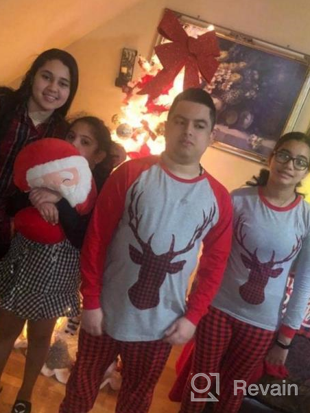 img 1 attached to 🎄 Get Festive with Benaive Matching Family Christmas Pajama Sets for Women, Men, Boys, and Girls! review by Paul Zimmer