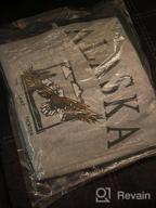 img 1 attached to Vintage Stand Collar Hoodie Sweatshirt With Long Sleeves And ALASKA Letter Print For Women By YEMOCILE - Novelty Pullover review by Colleen Vazquez