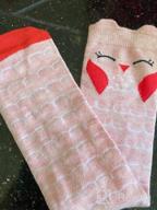 img 1 attached to Novelty Cotton Girls Knee High Socks – Tall Boot Funny Cartoon Stockings – Childs Over Calf Long Socks review by Ashley Ray