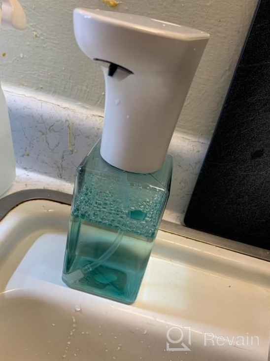 img 1 attached to Handsfree Foaming Soap Dispenser With Infrared Sensor And USB Charging: Speensun 450Ml For Kitchen And Bathroom (Clear) review by Chad Baio