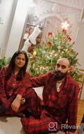 img 1 attached to 🎄 Family Matching Plaid Flannel Pajama Sets - SleepytimePJs Christmas Collection review by John Collins