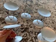 img 1 attached to Set Of 5 Smtyle Gold Iron Candle Holders With 3.5" Diameter - Ideal For Round Pillar LED Candles And Candelabras review by Brandon Carr