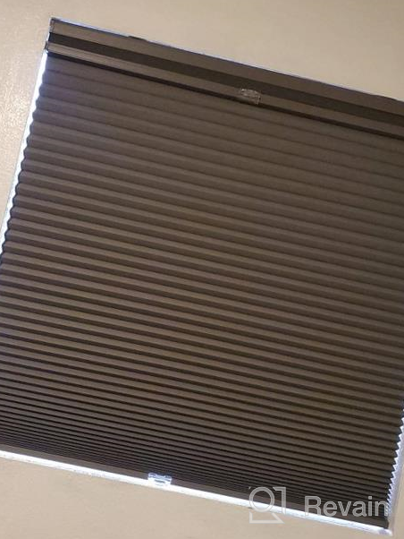 img 1 attached to Cordless Cellular Honeycomb Shade, White, 23"W X 48"H, Day/Night Option, Single Cell, By BlindsAvenue review by Douglas Coronado