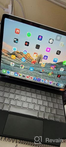 img 1 attached to Ultra-Thin Keyboard Cover For Apple IPad Air 5Th/4Th Gen And 2022 M2 IPad Pro 11" With Magic Keyboard (4Th/3Rd/2Nd Gen) - US Keyboard Layout By CaseBuy review by Michael Liguori