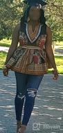 img 1 attached to African Print Dashiki Traditional Top For Women By SHENBOLEN review by Jordan Doyle