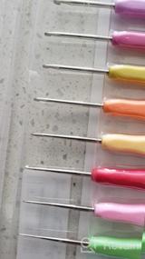 img 8 attached to Ergonomic Lace Crochet Hook Set For Fine Thread Crafts - 10 Small Hooks (0.5~2.75Mm)