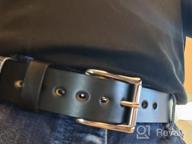 img 1 attached to Bullhide Belts - Men's Leather Belts with Smooth Thickness in Inches for Stylish Accessories review by Tim Morrison