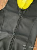 картинка 1 прикреплена к отзыву Gowhods Waist Trainer Sweat Vest For Men - Hot Neoprene Sauna Tank Top With Zipper Gym Workout Suit от James Martin