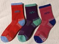 img 1 attached to 🧦 innotree 3-Pack Women's Merino Wool Hiking Socks: Half Cushioned, Moisture-Wicking Thermal Socks for Hiking, Quarter Crew Style review by Shah Nelson
