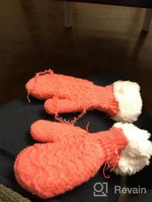 img 5 attached to 🧤 Cold Weather Accessories: Toddler Sherpa Winter Mittens Gloves for Boys